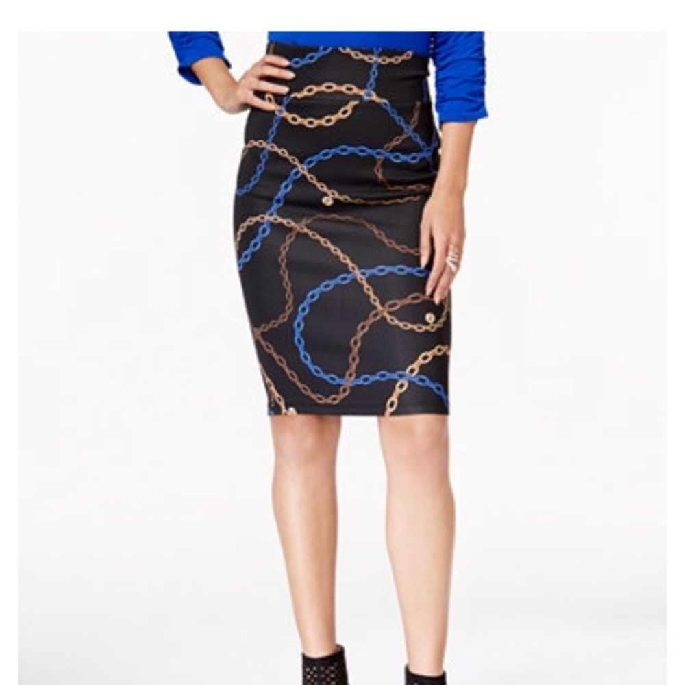 Thalia Sodi Midi Pencil Skirt
